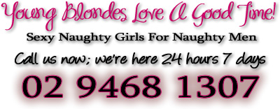 Call Young Blondes Sydney